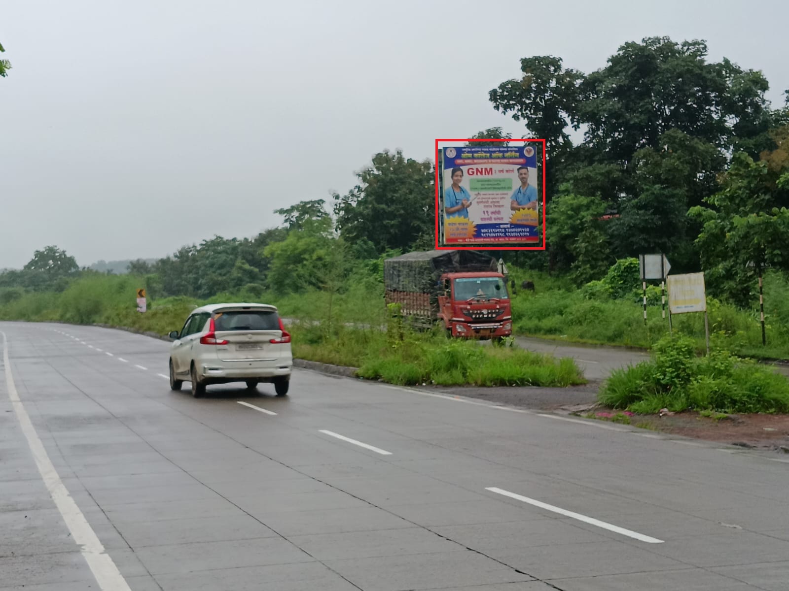 Mumbai Goa Road hoarding